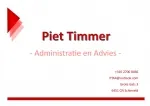 Piet Timmer - Administratie en Advies -